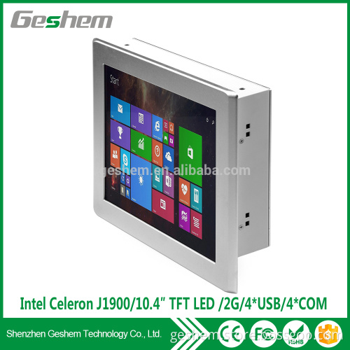 2017 Latest wireless design 10.4'' fanless pc PPC-GS1051HT idustrial touch screen panel pc